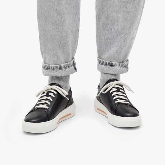Zapatillas de cuero negro Hollyhock Walk - Image 2