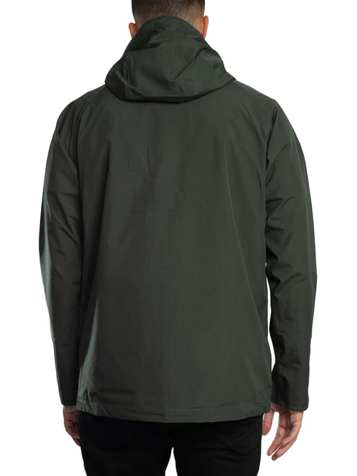 Barbour Chaqueta Impermeable Con Capucha Domus, Verde - Image 3