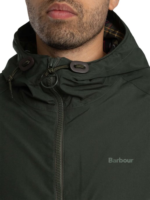 Barbour Chaqueta Impermeable Con Capucha Domus, Verde - Image 5
