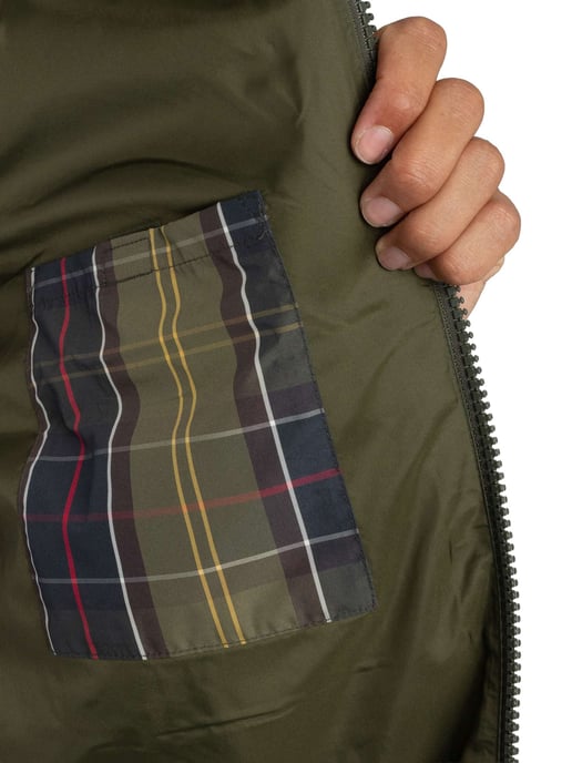 Barbour Chaqueta Impermeable Con Capucha Domus, Verde - Image 6