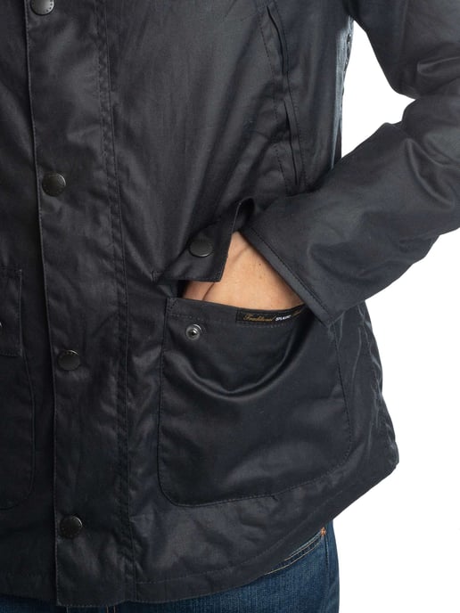 Barbour Chaqueta De Cera Reelin, Azul - Image 4