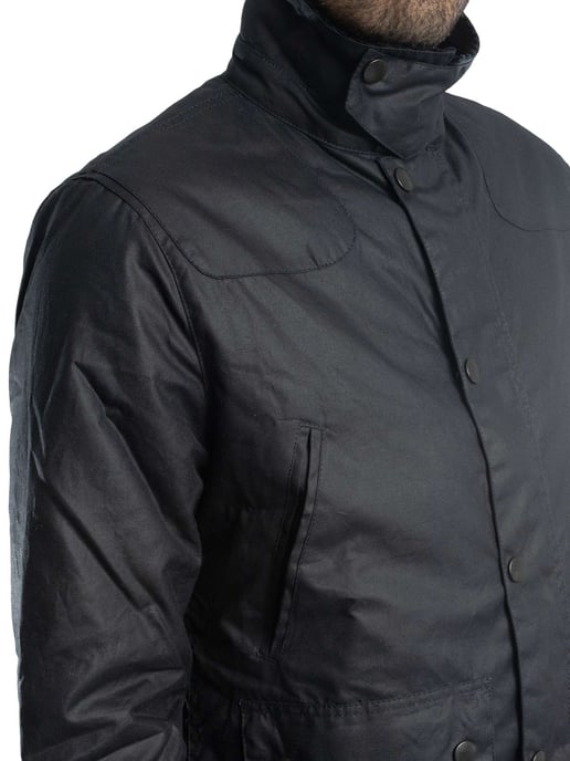Barbour Chaqueta De Cera Reelin, Azul - Image 5
