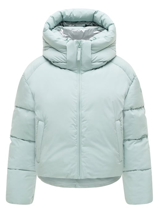 Chaqueta de invierno Marikoo Zilvaa mujer – plumífero corto con capucha desmontable - Image 1