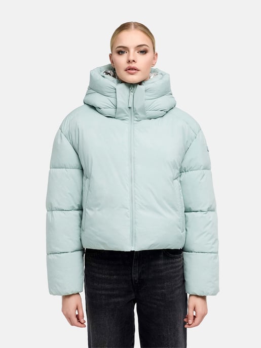 Chaqueta de invierno Marikoo Zilvaa mujer – plumífero corto con capucha desmontable - Image 5