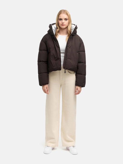 Chaqueta de invierno Marikoo Zilvaa mujer – plumífero corto con capucha desmontable - Image 6