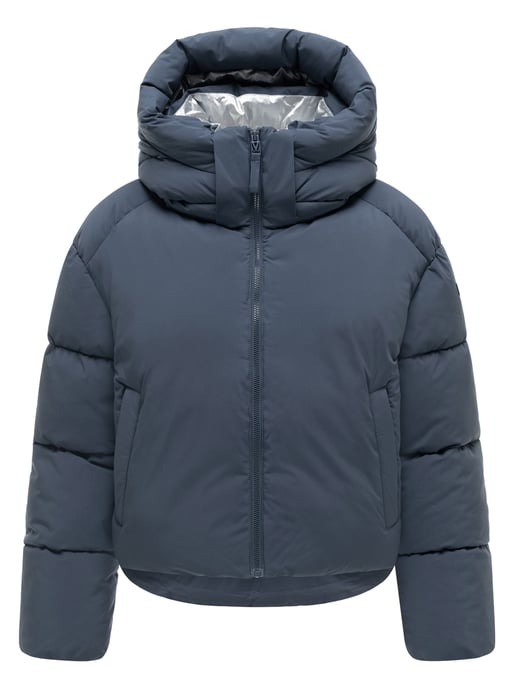 Chaqueta de invierno Marikoo Zilvaa mujer – plumífero corto con capucha desmontable - Image 1