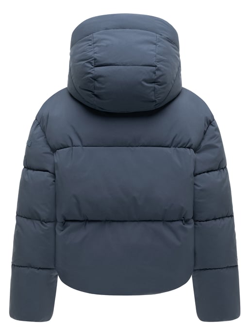 Chaqueta de invierno Marikoo Zilvaa mujer – plumífero corto con capucha desmontable - Image 3