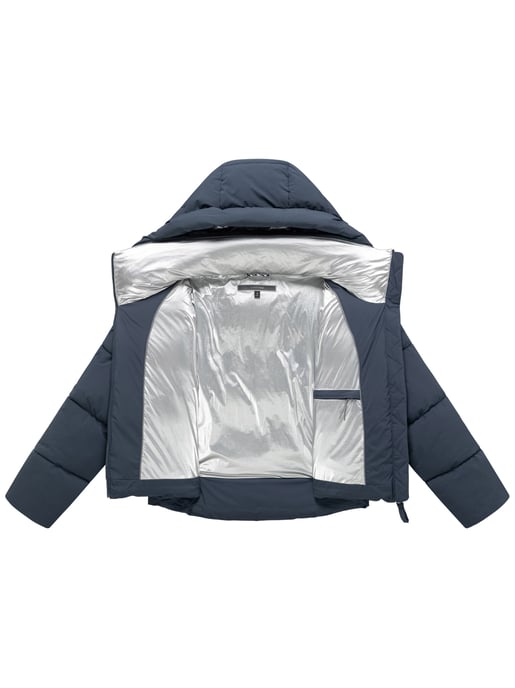 Chaqueta de invierno Marikoo Zilvaa mujer – plumífero corto con capucha desmontable - Image 4