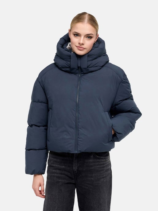 Chaqueta de invierno Marikoo Zilvaa mujer – plumífero corto con capucha desmontable - Image 5