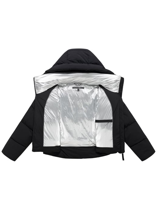 Chaqueta de invierno Marikoo Zilvaa mujer – plumífero corto con capucha desmontable - Image 4