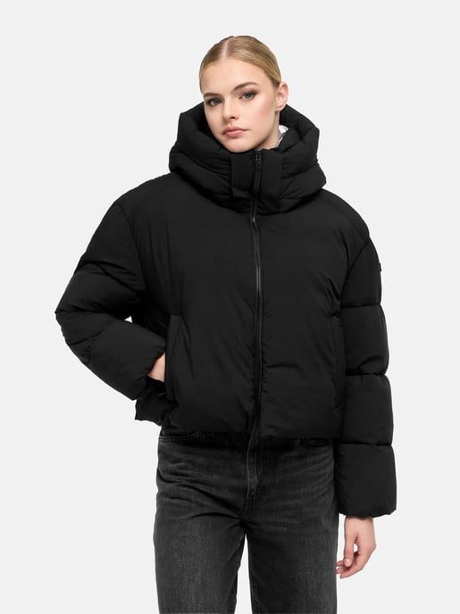 Chaqueta de invierno Marikoo Zilvaa mujer – plumífero corto con capucha desmontable - Image 5