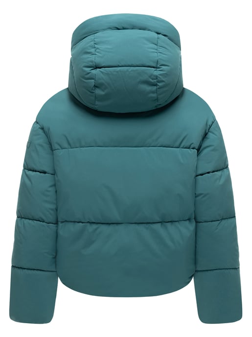 Chaqueta de invierno Marikoo Zilvaa mujer – plumífero corto con capucha desmontable - Image 3
