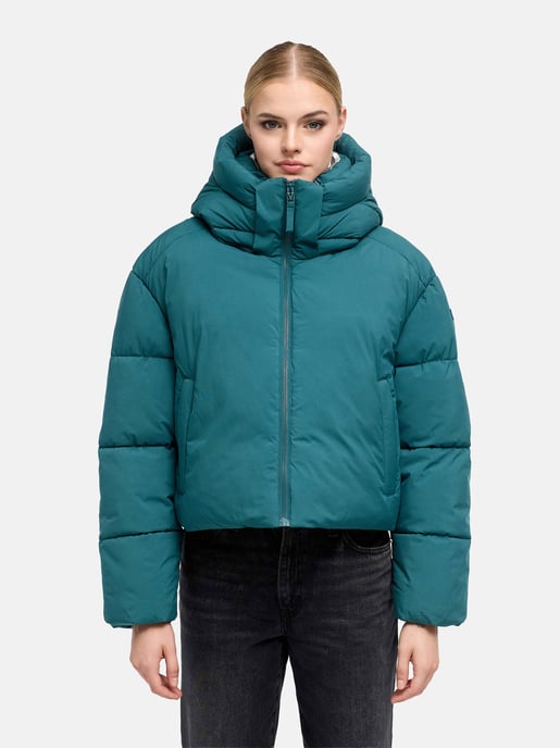 Chaqueta de invierno Marikoo Zilvaa mujer – plumífero corto con capucha desmontable - Image 5