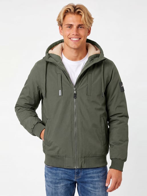 Alessandro Salvarini Chaqueta de Invierno Hombre AS-431 – Cálida Con Forro de Borreguito & Capucha - Image 6