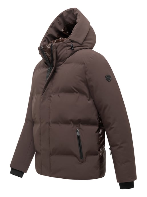 Chaqueta acolchada Stone Harbour Nerioo hombre – a la cadera con capucha - Image 2