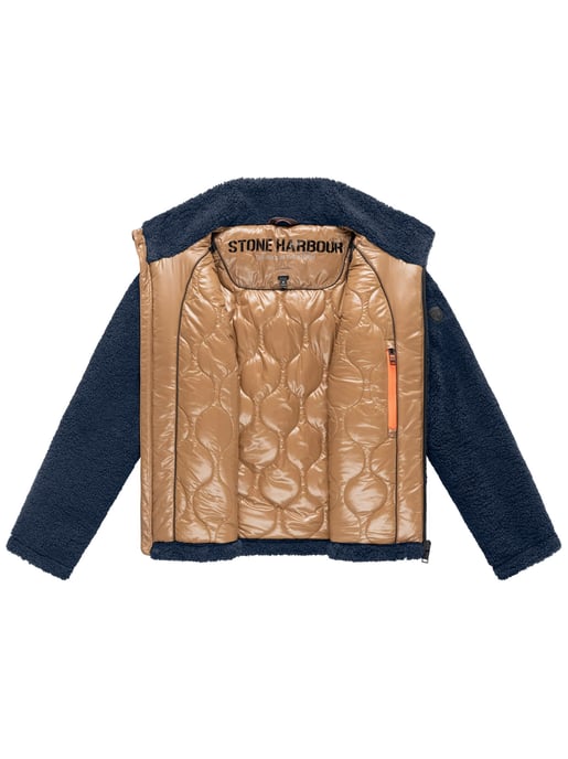 Chaqueta de borrego Stone Harbour Sorees hombre – cazadora sherpa con forro acolchado - Image 4