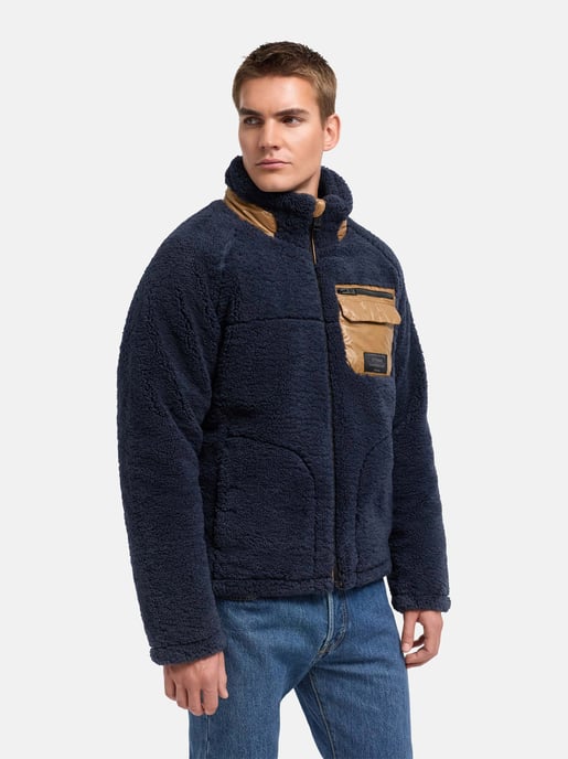 Chaqueta de borrego Stone Harbour Sorees hombre – cazadora sherpa con forro acolchado - Image 6