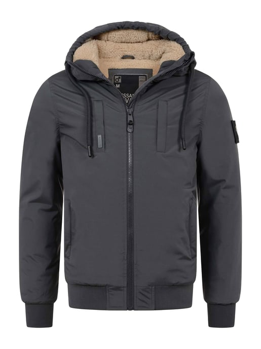 Alessandro Salvarini Chaqueta de Invierno Hombre AS-431 – Cálida Con Forro de Borreguito & Capucha - Image 1