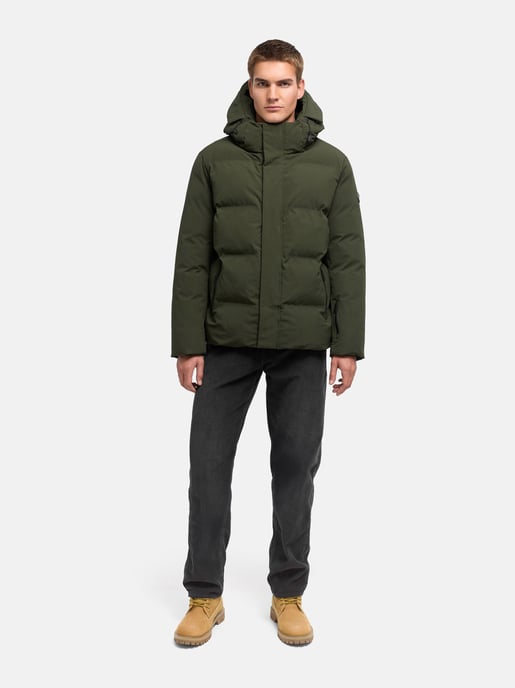 Chaqueta acolchada Stone Harbour Nerioo hombre – a la cadera con capucha - Image 6