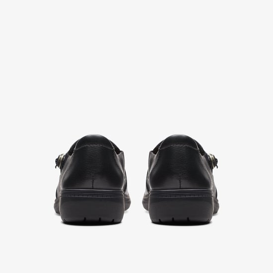 Carleigh Pearl Black Leather Zapatos - Image 5