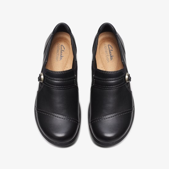 Carleigh Pearl Black Leather Zapatos - Image 6