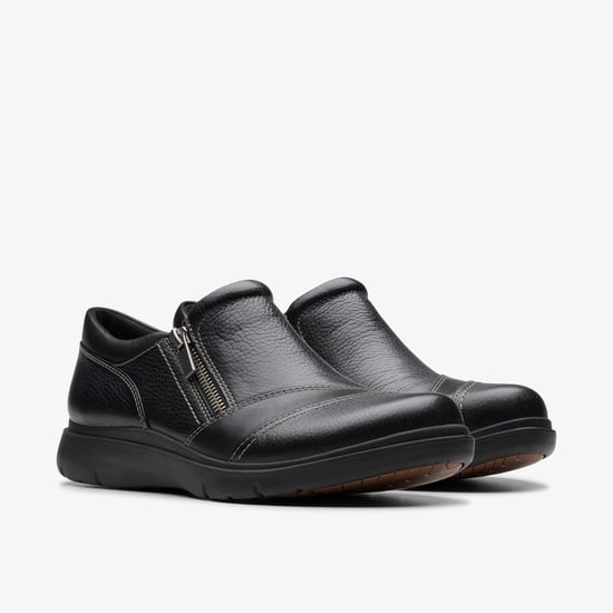 Certina Pure Black Leather Zapatos - Image 4