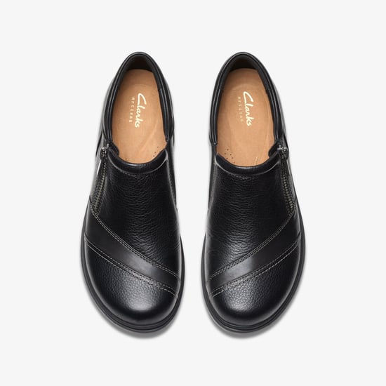 Certina Pure Black Leather Zapatos - Image 6