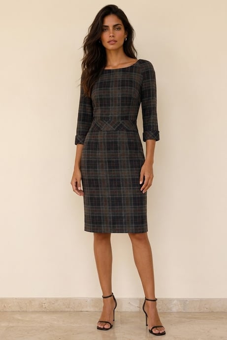 Vestido sastre de cuadros Heritage - Image 1