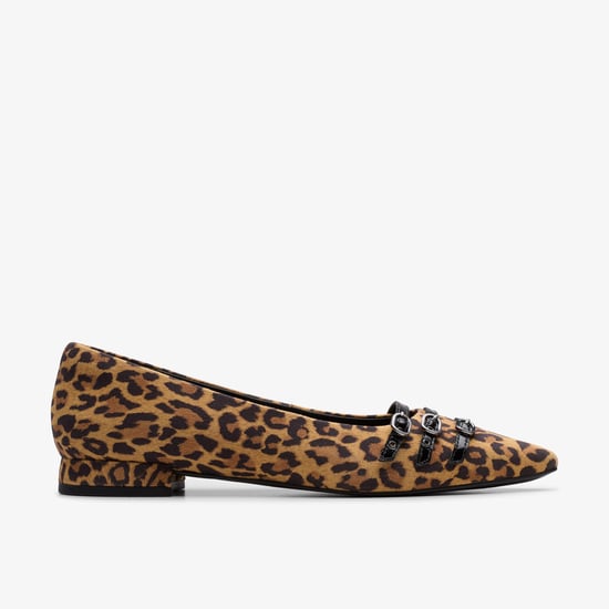 Sensa15 Strap Leopard Suede Zapatos - Image 1