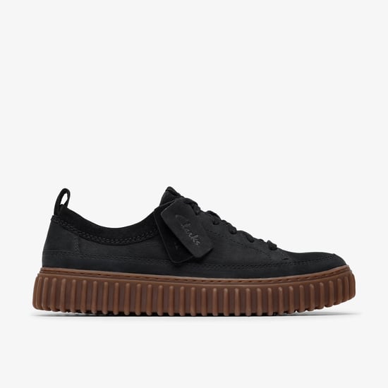 Torhill Lace Black Nubuck Zapatos - Image 1