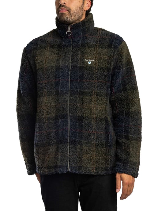Barbour Chaqueta De Forro Polar Escocesa, Marrón - Image 2