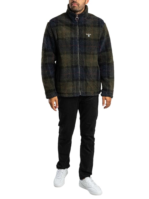 Barbour Chaqueta De Forro Polar Escocesa, Marrón - Image 6