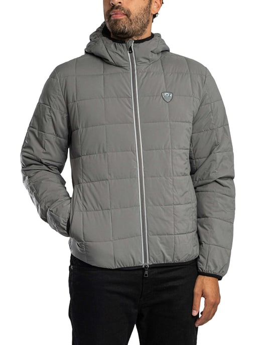 EA7 Chaqueta Train Premium, Gris - Image 1