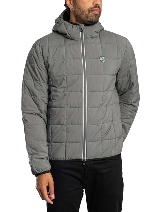 EA7 Chaqueta Train Premium, Gris - Image 2
