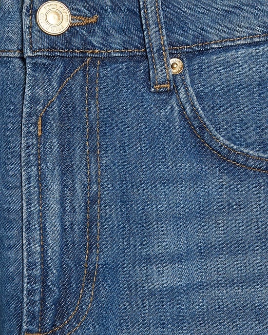 River Island Vaqueros de mujer de pierna Barrel Petite Azul Soft - Image 2