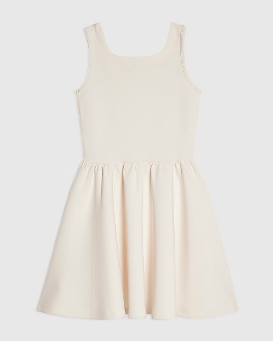 River Island vestido de niña crema Premium de encaje sin mangas - Image 4