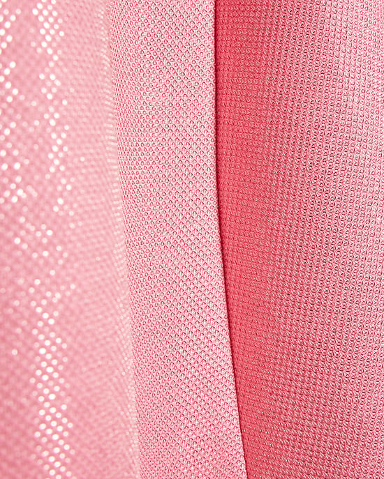 River Island Vestido skater para niña rosa con lazo de purpurina sin mangas - Image 3