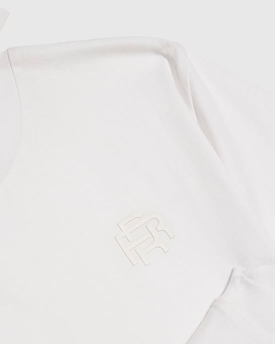 River Island Camisetas para niño Blancas RR Pack de 3 Cuello redondo - Image 3