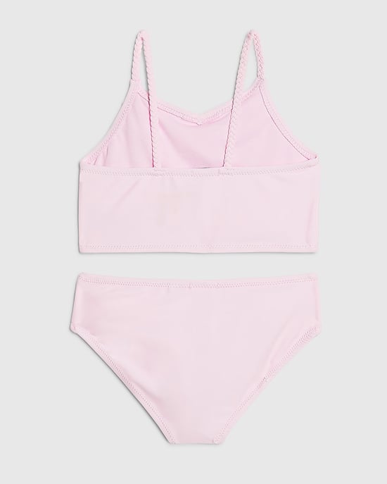 River Island Mini conjunto de tankini para niña rosa con flores Premium de 2 piezas - Image 2