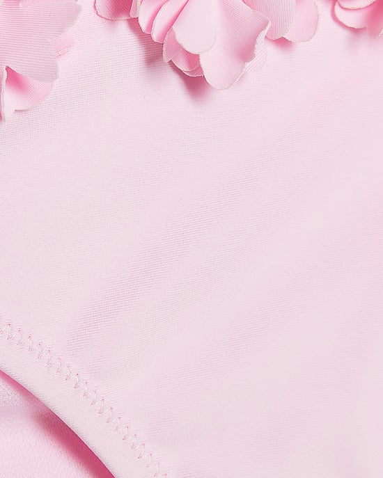River Island Mini conjunto de tankini para niña rosa con flores Premium de 2 piezas - Image 4