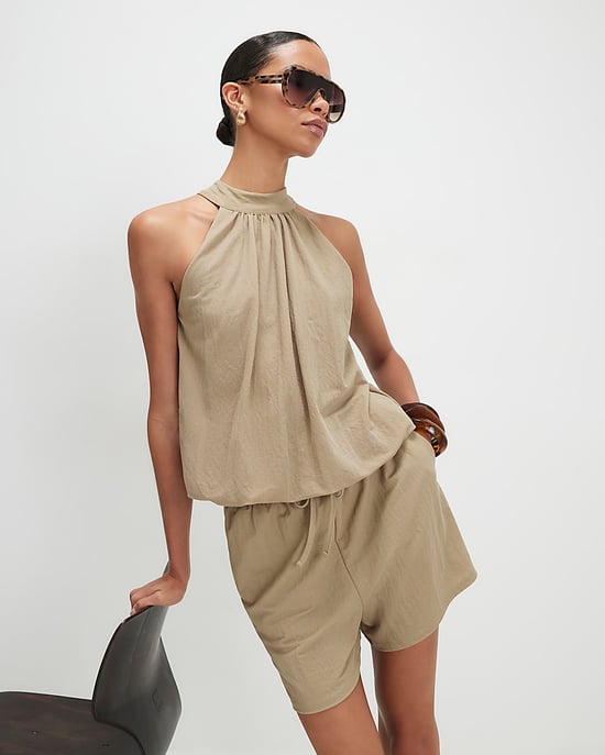 River Island Shorts de mujer caqui con cordón - Image 3