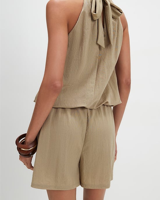 River Island Shorts de mujer caqui con cordón - Image 4