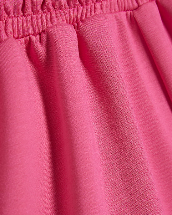 River Island Pantalones cortos de mujer, rosa, premium, cintura con cordón - Image 5