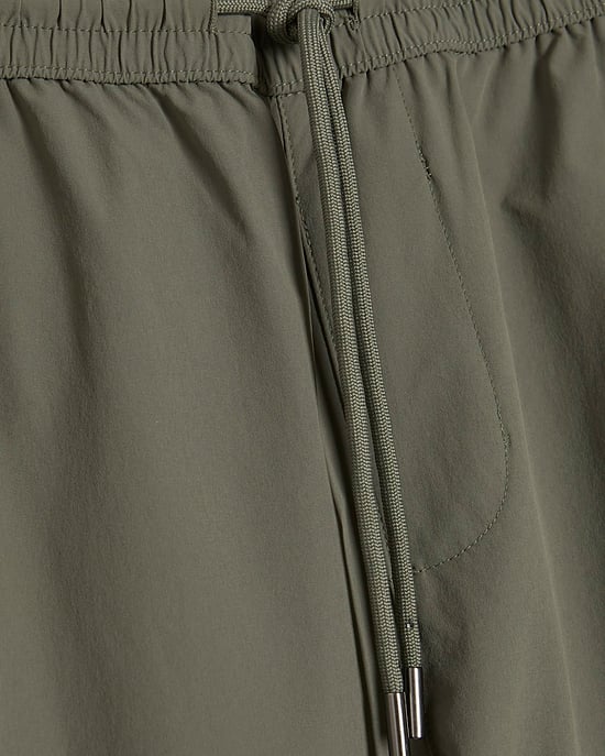 River Island Pantalón cargo de hombre Verde Skinny Fit con cordón - Image 5