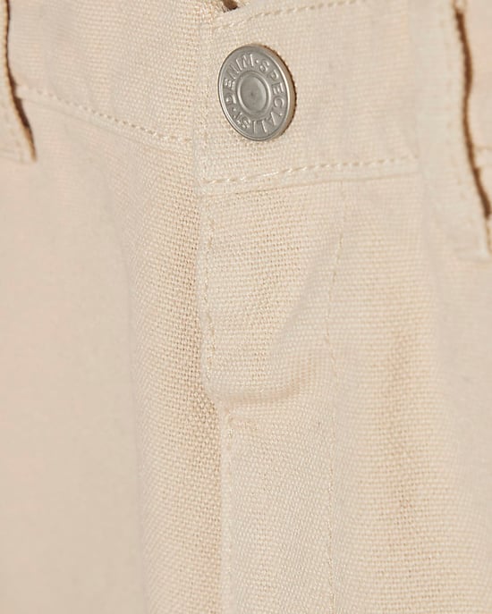 River Island Pantalón de sarga corto para niño, Beige, Carpenter - Image 2