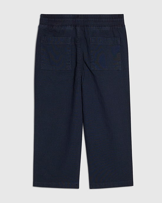 River Island Pantalones Mini para niño azul marino con cintura de cordón y de tirar - Image 4