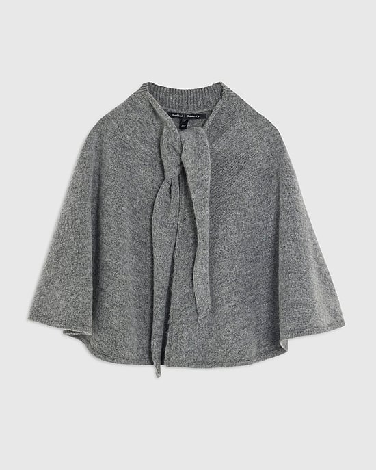 River Island Capa de punto gris para mujer sin mangas con detalle de lazo - Image 3
