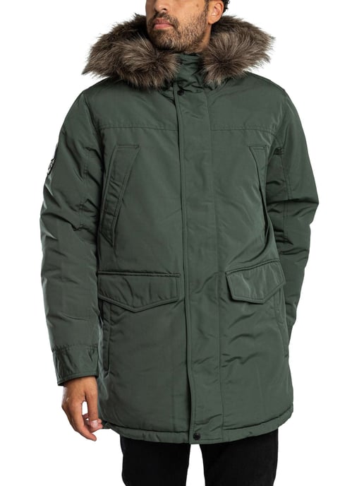 Superdry Parka De Piel Sintética Everest, Verde - Image 2