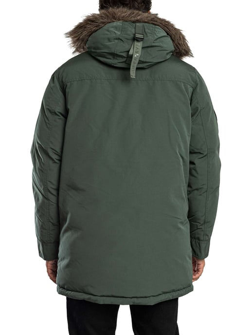 Superdry Parka De Piel Sintética Everest, Verde - Image 3