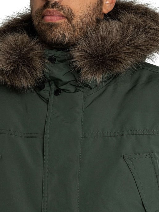Superdry Parka De Piel Sintética Everest, Verde - Image 5